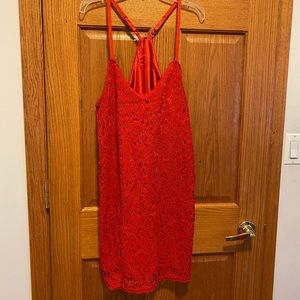 Red Lace Dress